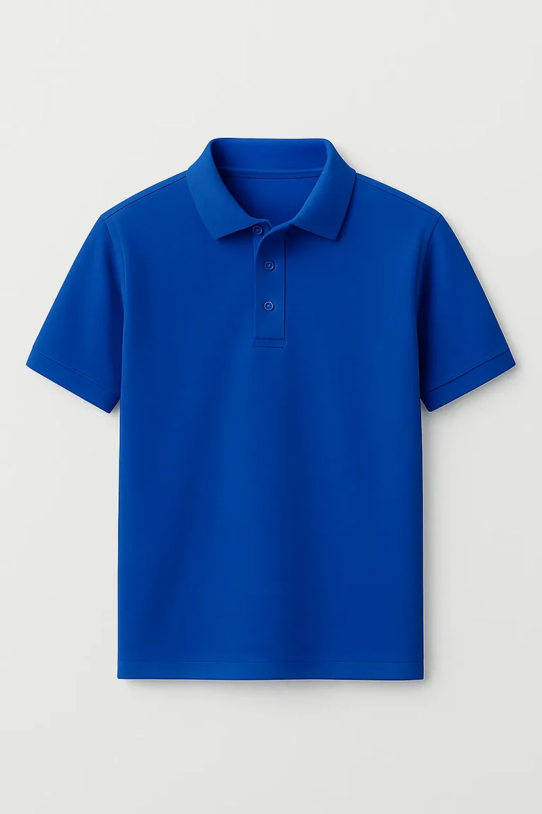 polo albastru