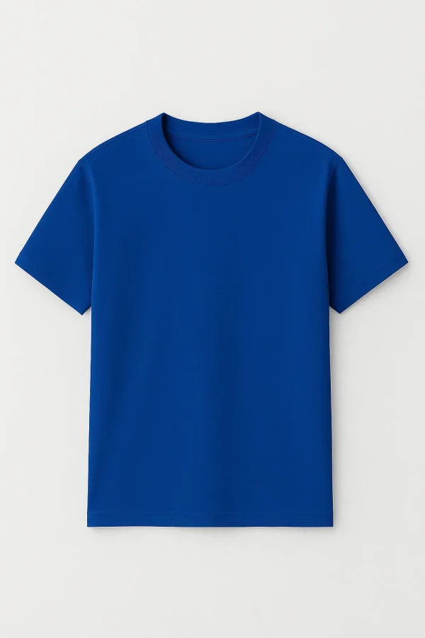 Tricou Clasic Round Neck Albastru