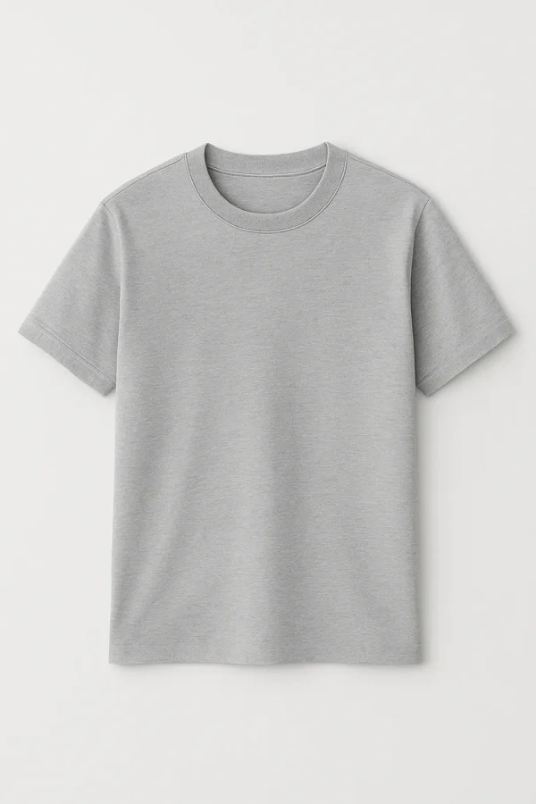 Tricou Clasic Round Neck- Gri