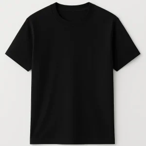 Tricou  Clasic Round Neck Negru