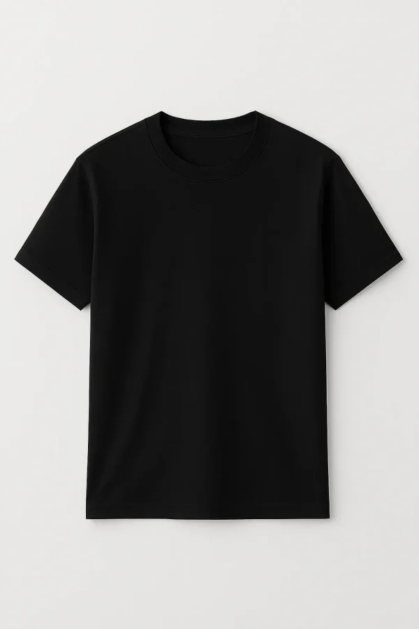 Tricou  Clasic Round Neck Negru